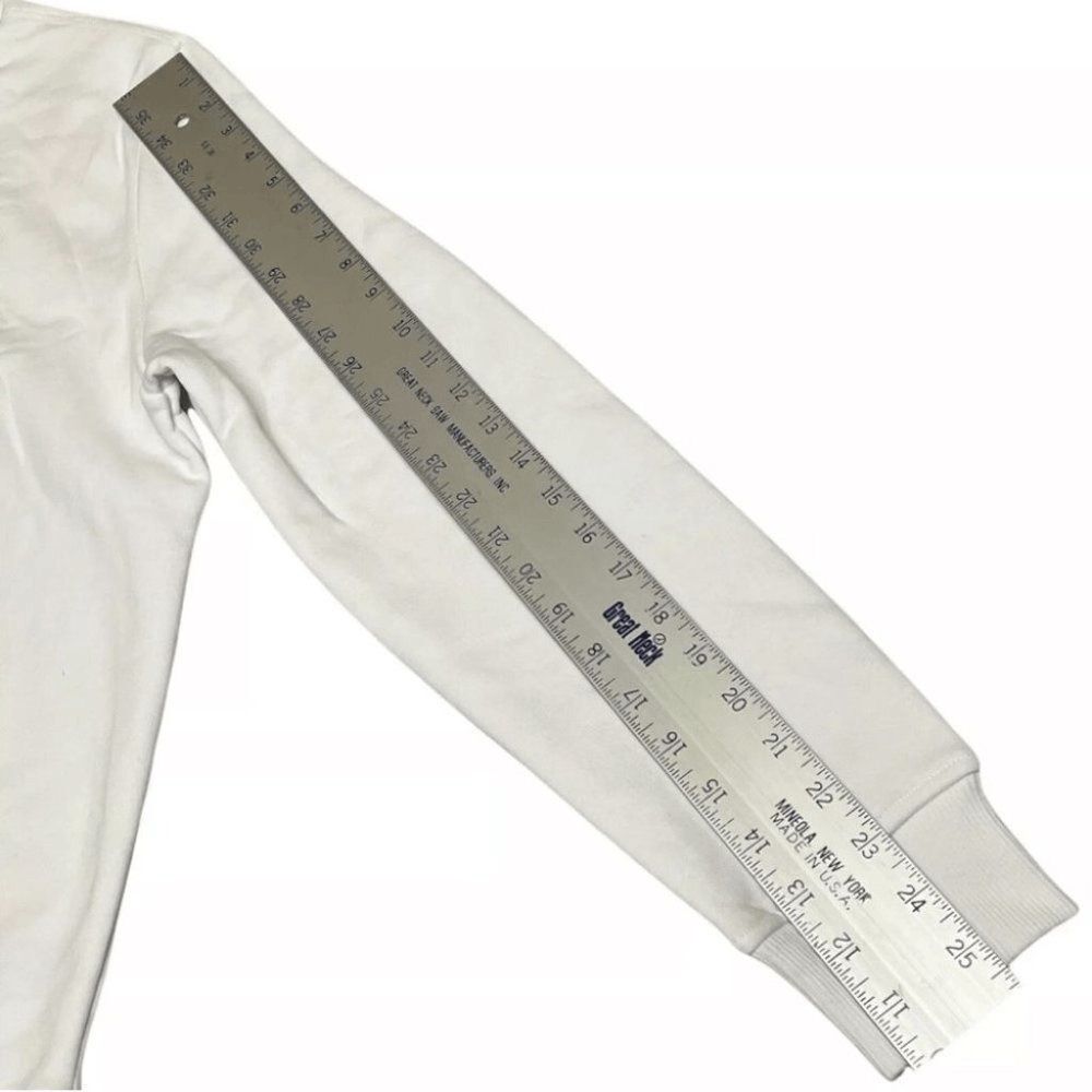 Calvin Klein Sweatshirt Mens M White Rainbow Pullover Spellout Easter Spring - Picture 7 of 9